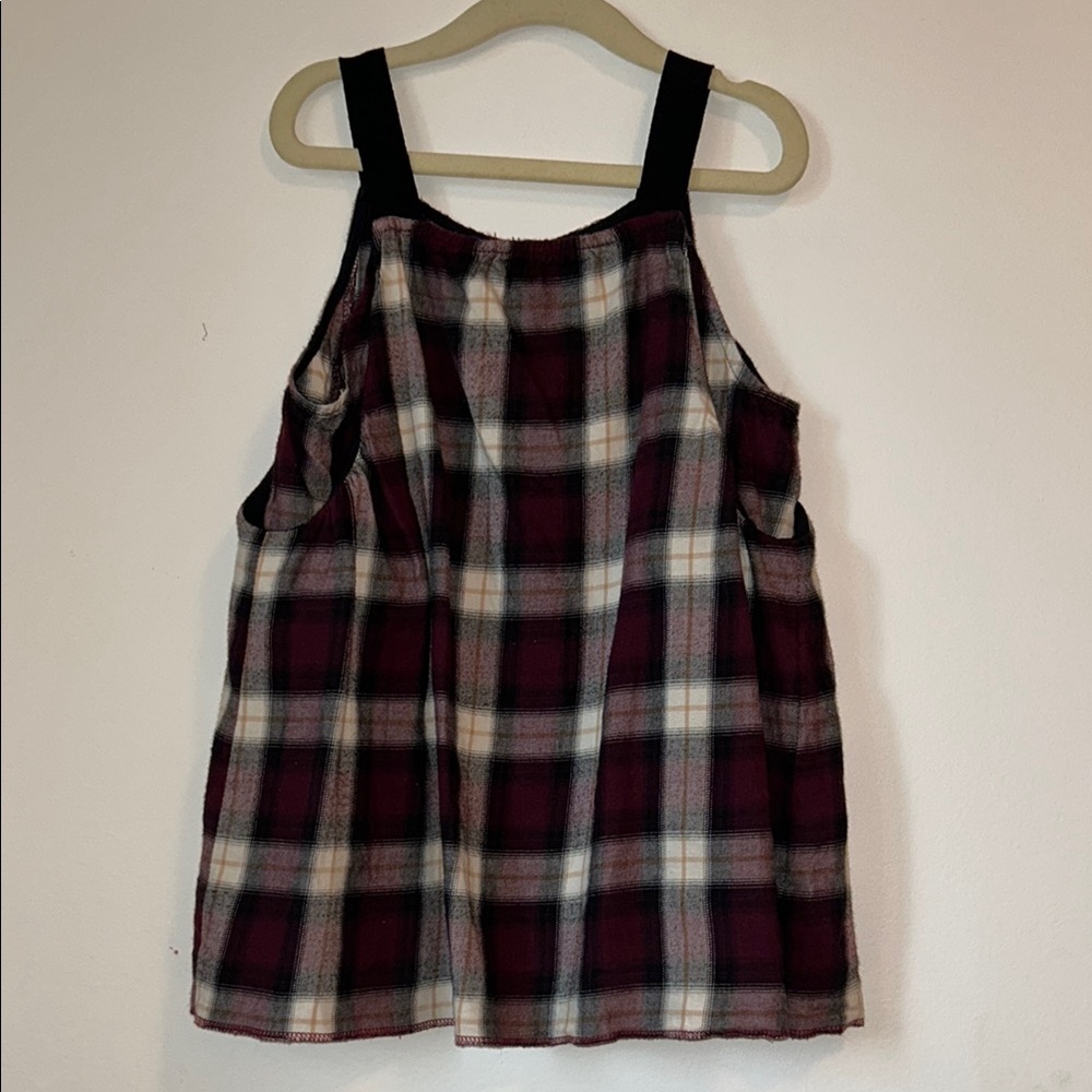 Plaid Sleeveless Dress